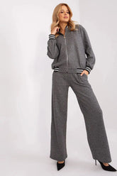 Lakerta zippered sweatshirt with pants  Adomoo